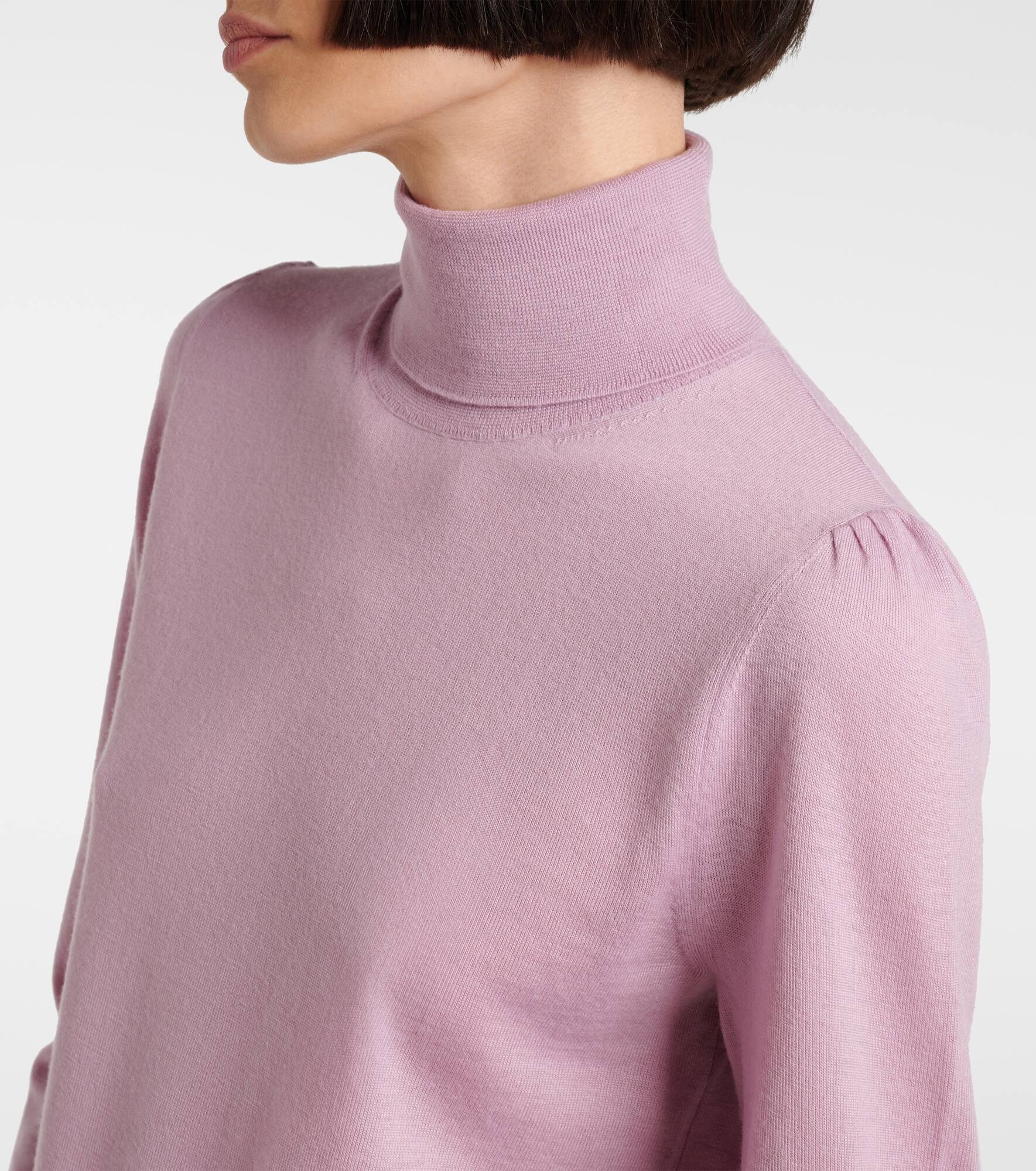 Wool turtleneck sweater - 4