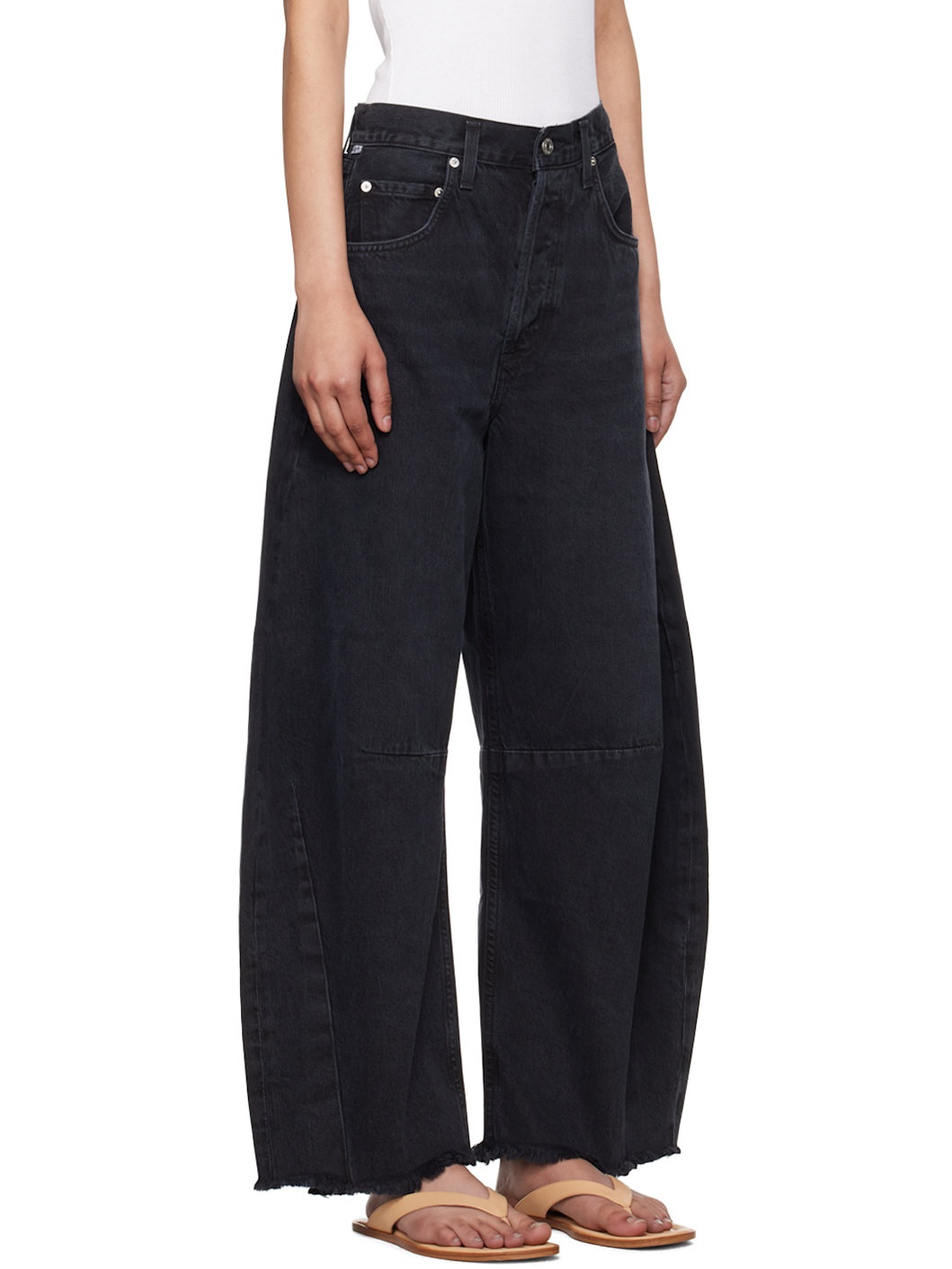 Black Horseshoe Jeans - 2