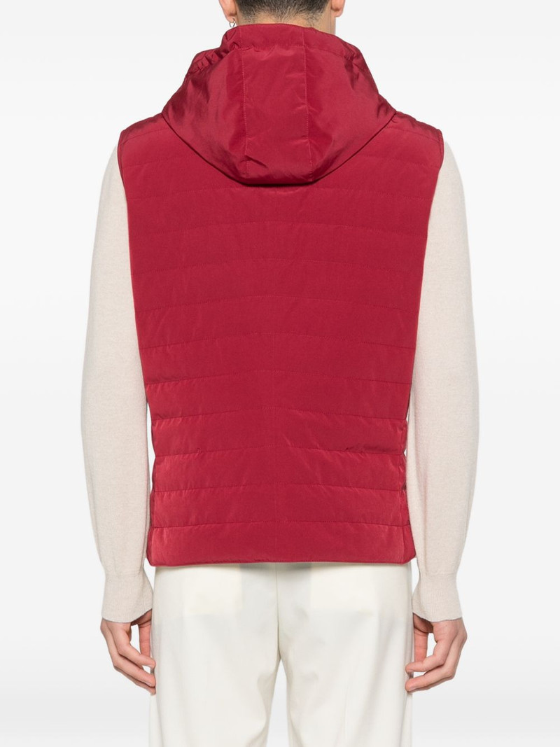 hooded zipped gilet 4