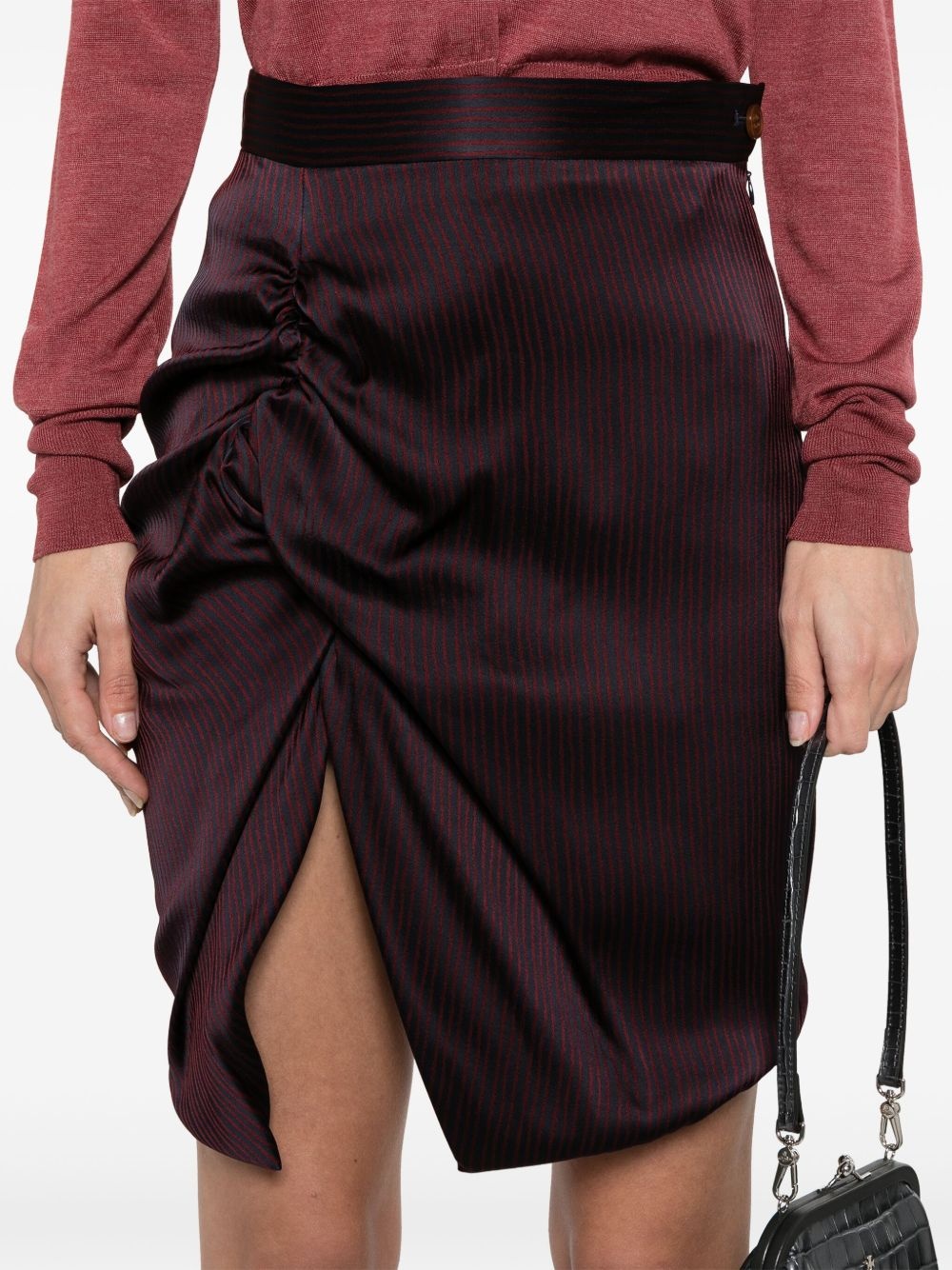 Side Panther mini skirt - 5