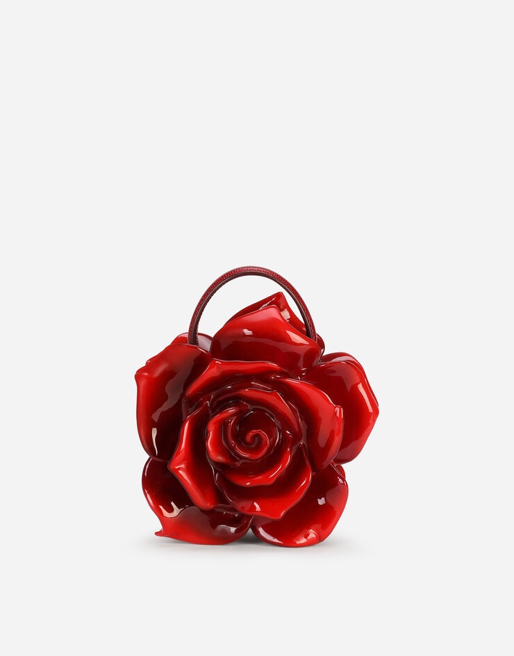 Rose Dolce Box bag in painted resin - 1