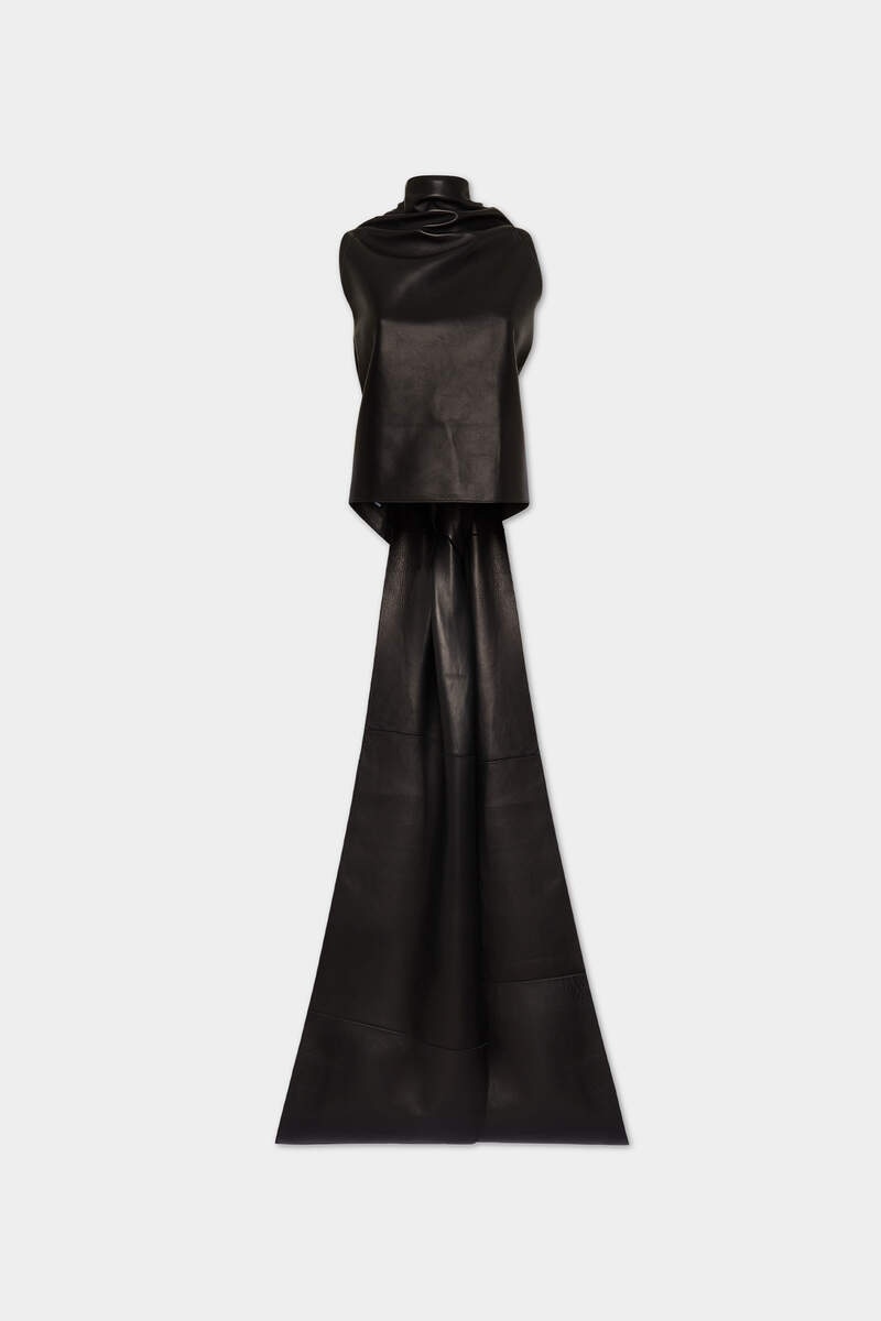 LEATHER OBI TOP - 1