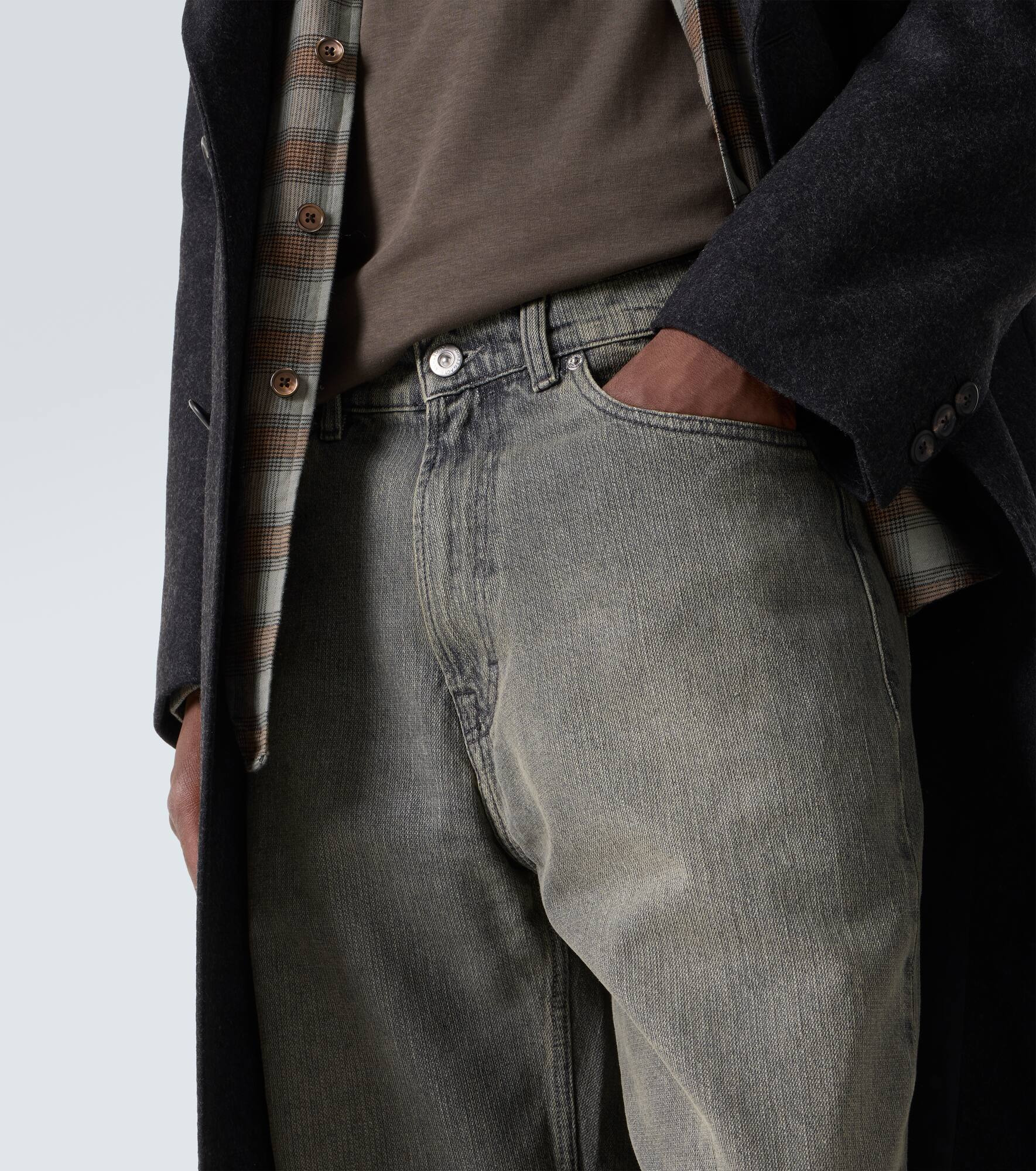 Third Cut faded straight jeans - 5