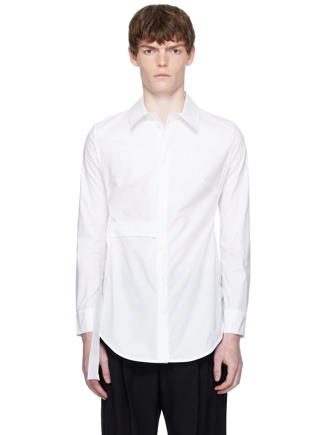 White Strap Shirt - 1