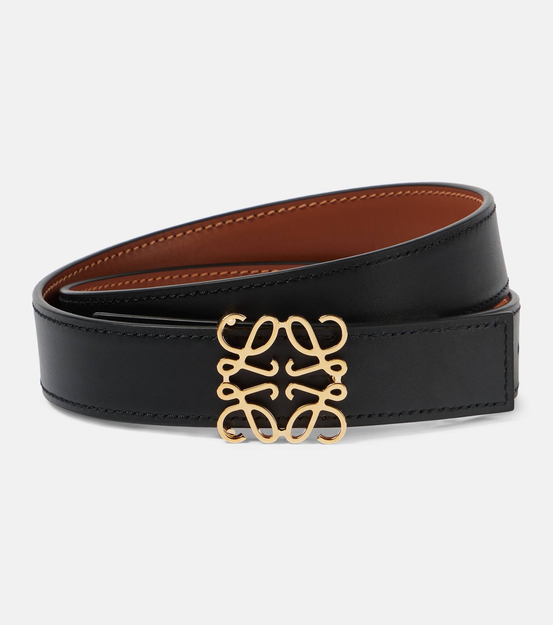 Anagram reversible leather belt - 5