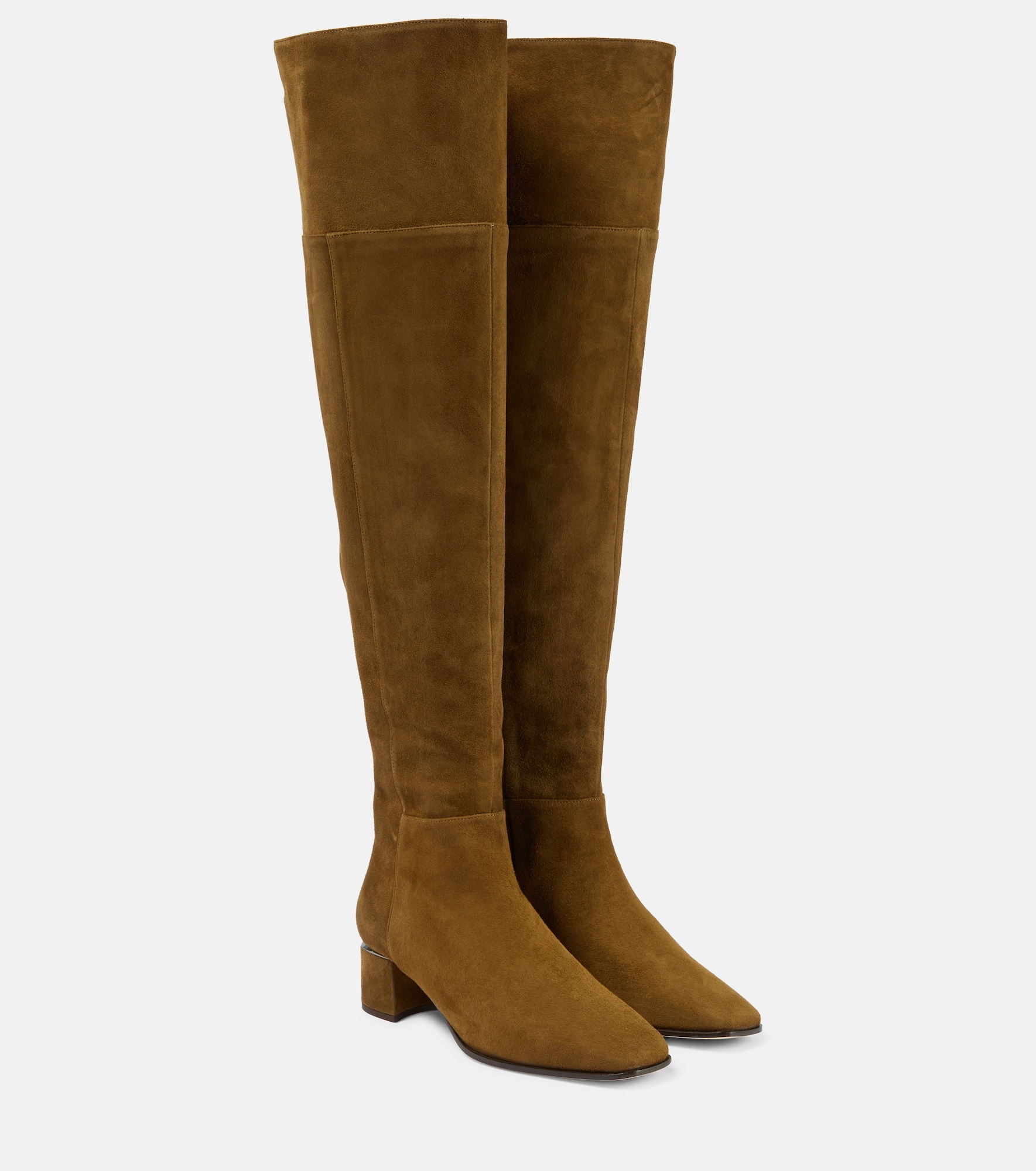 Loren 45 suede over-the-knee boots - 1