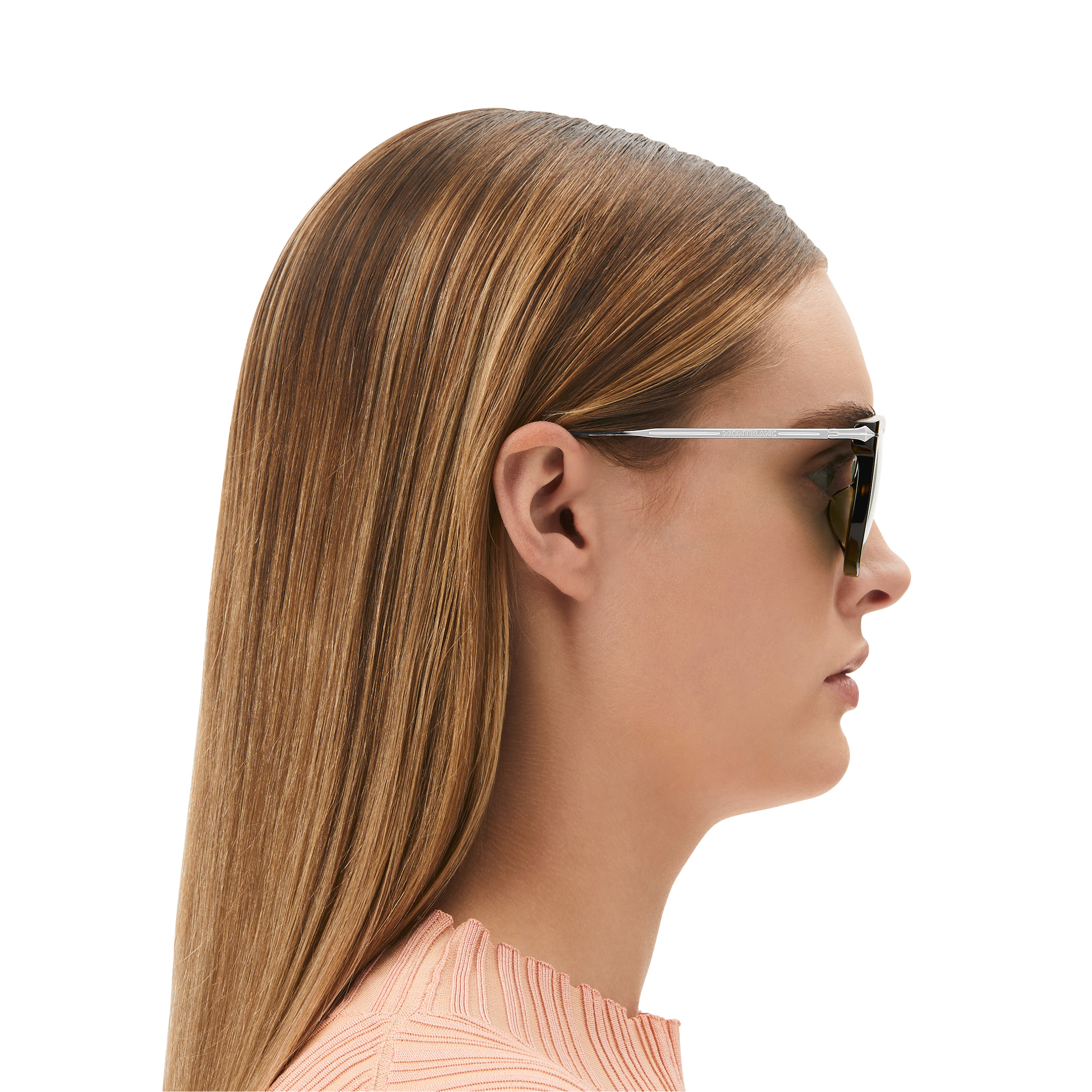 Round Sunglasses with Havana Acetate Frame - 6