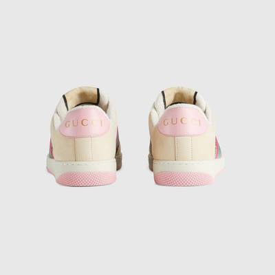 GUCCI Women's Screener sneaker with crystals outlook