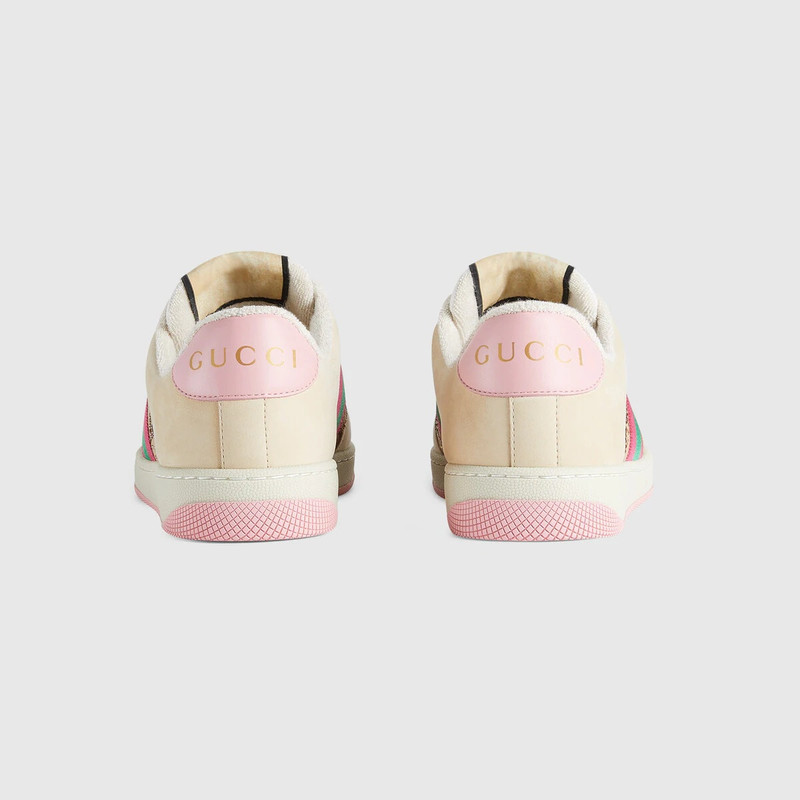 GUCCI Women's Screener sneaker with crystals outlook