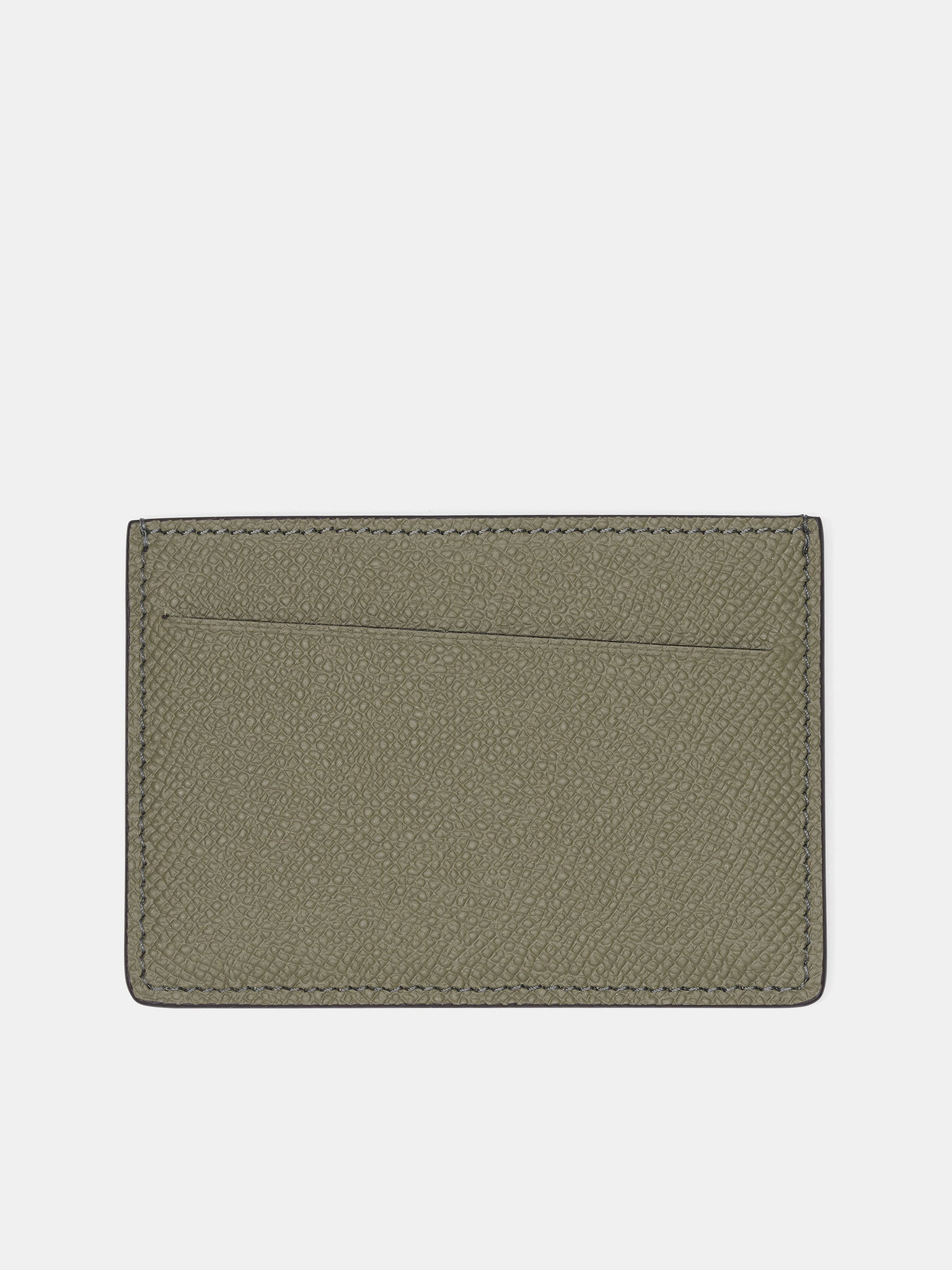 Olive Small Leather Cardholder Wallet - 2