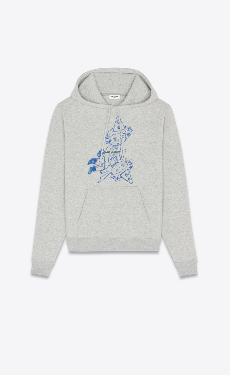 saint laurent clown hoodie - 1