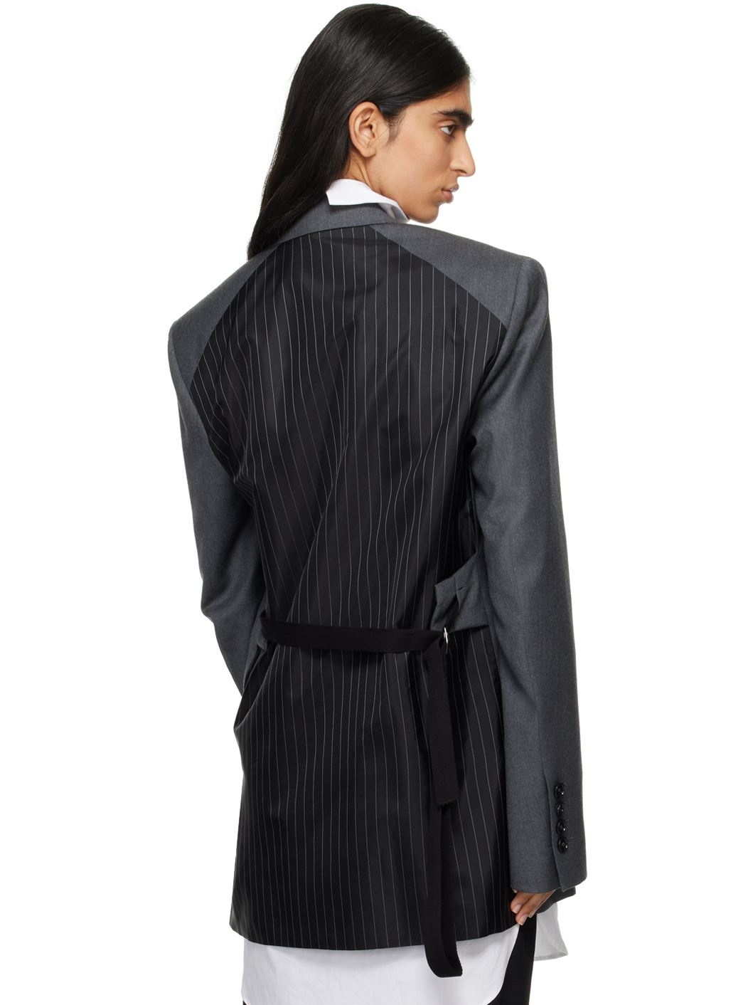 Gray Sanna Comfort Tailored Blazer - 3