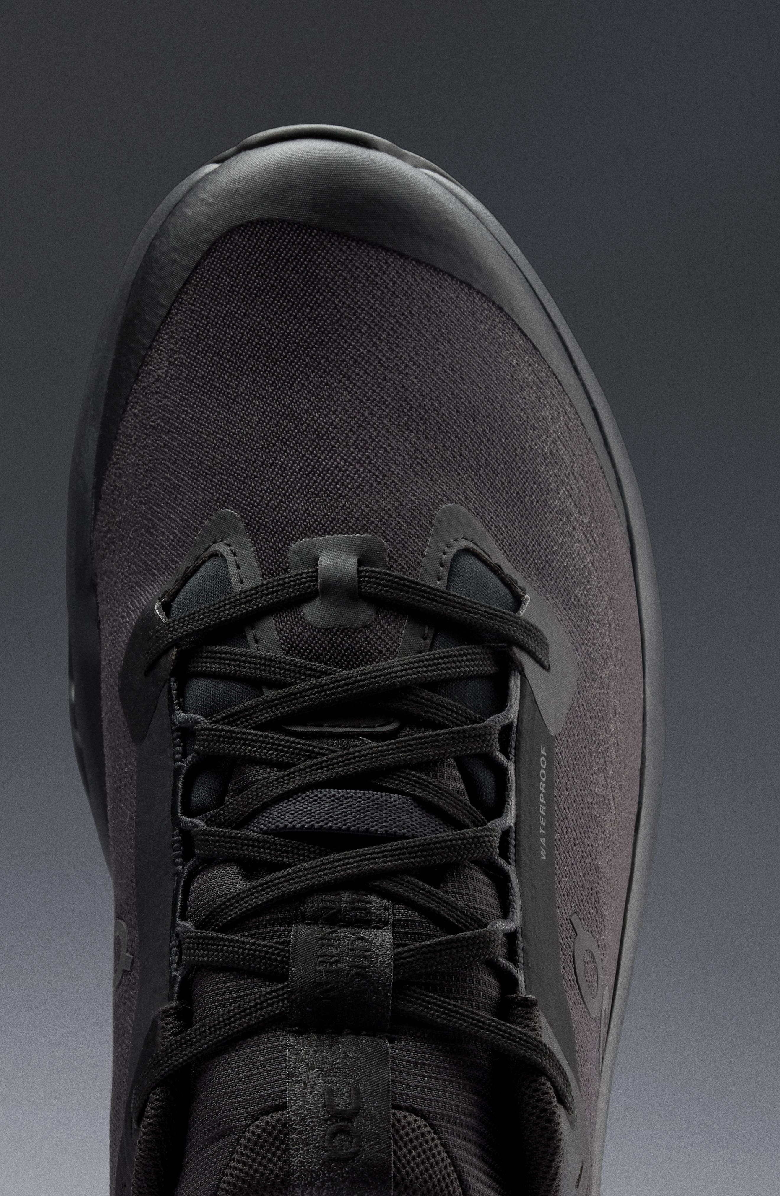On Cloudsurfer Trail 2 Waterproof Trail Running Shoe in Black/Black at Nordstrom - 7