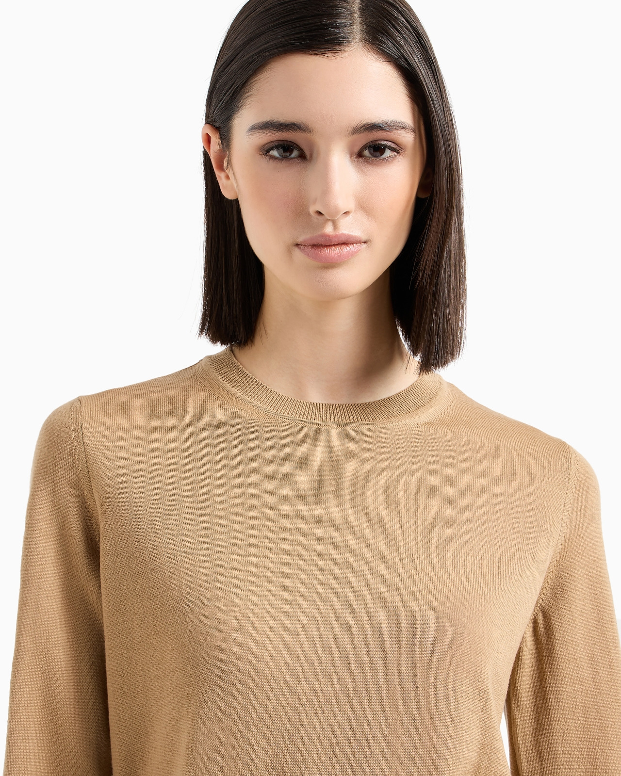 Crew-neck jumper in pure virgin wool - 5