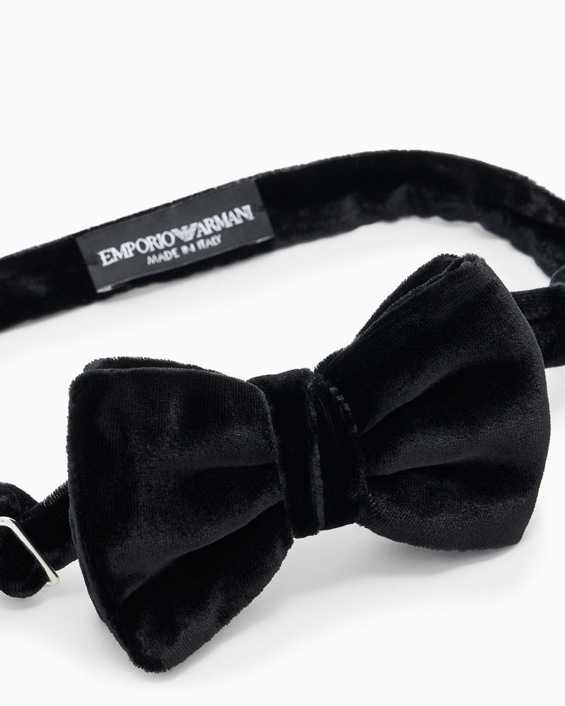 EMPORIO ARMANI SMOOTH VELVET BOW TIE outlook