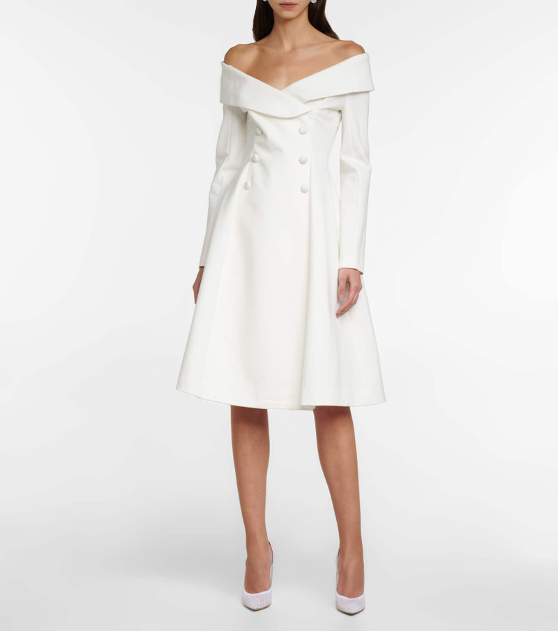 DOROTHEE SCHUMACHER Emotional Essence off-shoulder midi dress outlook