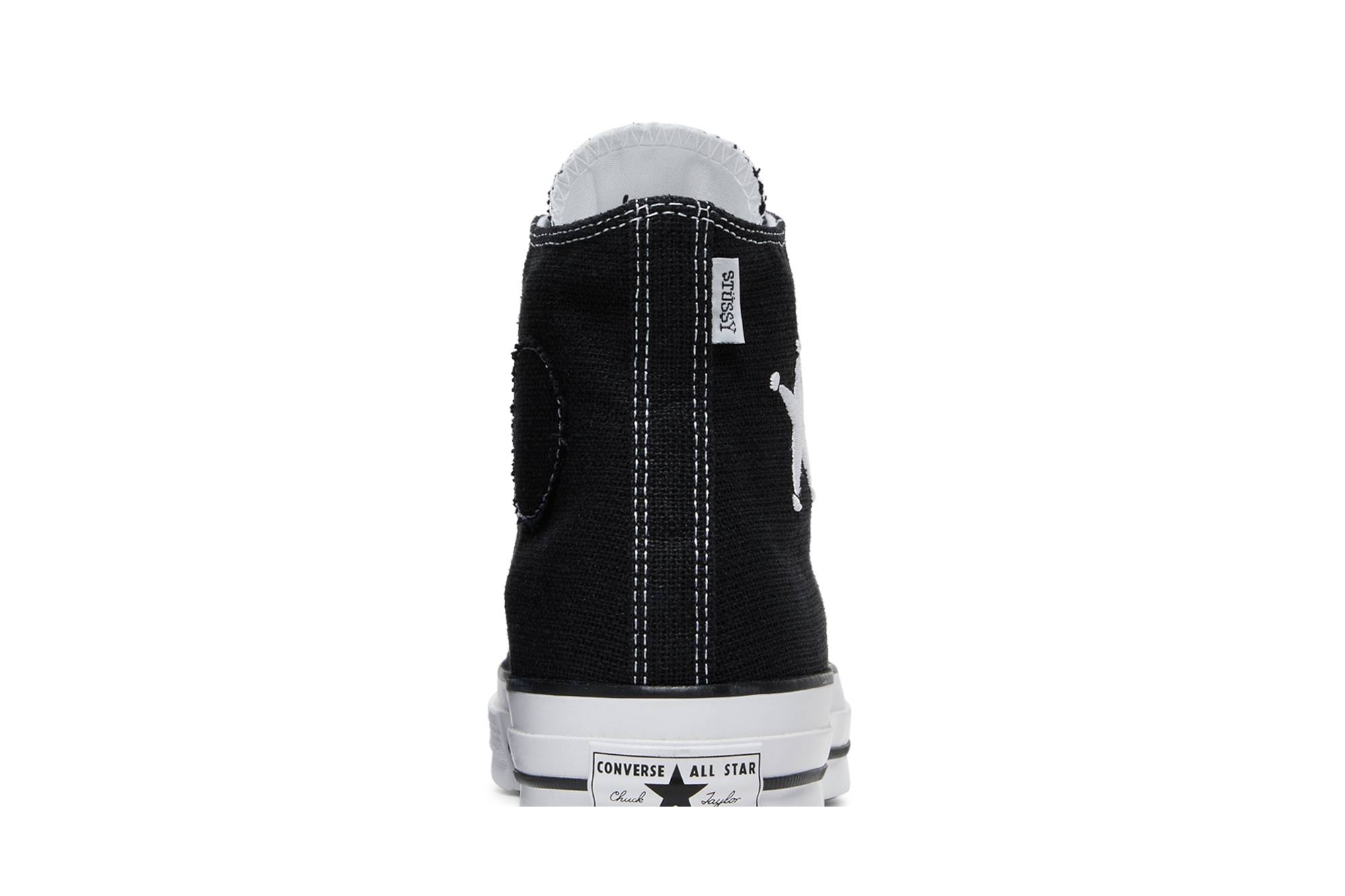 Stussy x Chuck 70 Hi 'Black' - 7