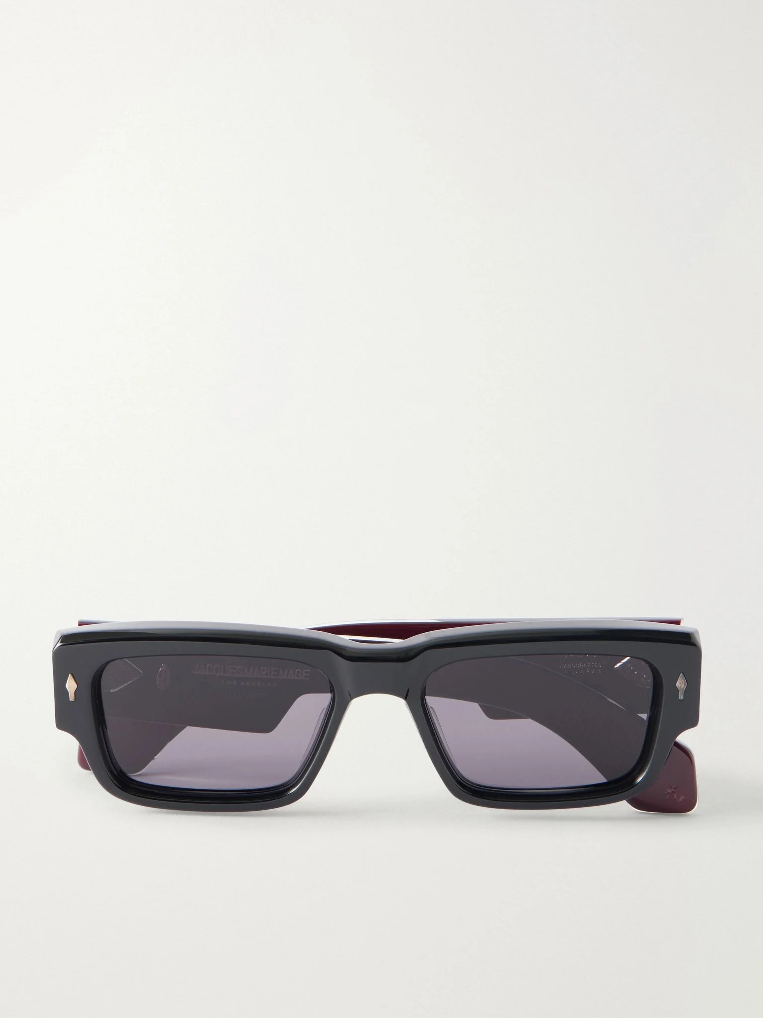 Engel D-Frame Acetate Sunglasses Black - 1