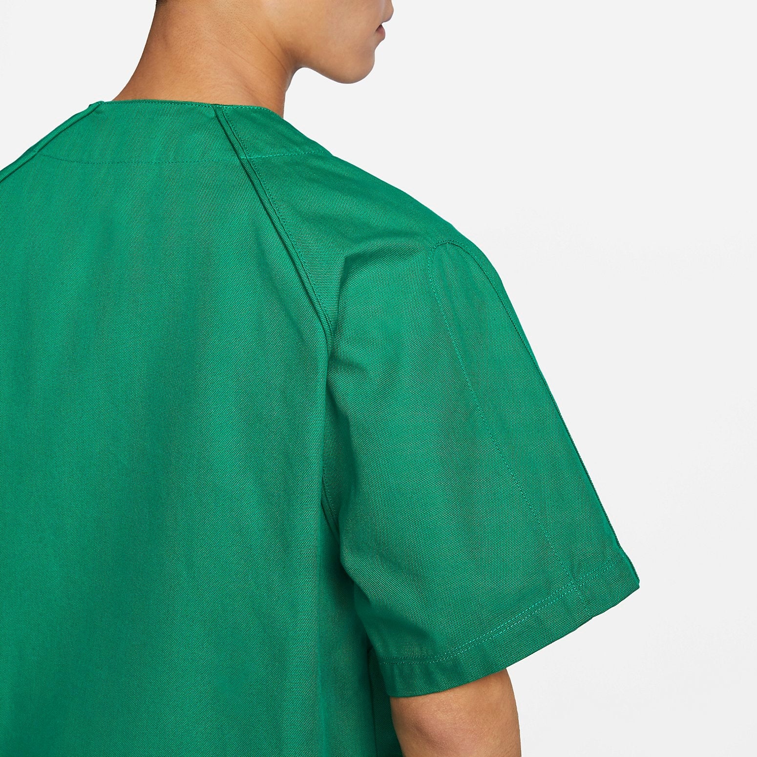 Nike Apricot Button Baseball Shirt 'Green' FQ7001-365 - 4