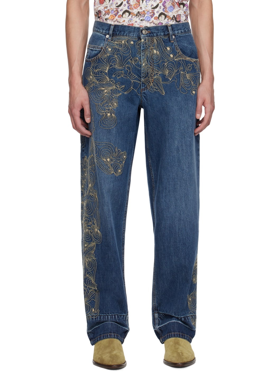 Navy Juro Jeans - 1