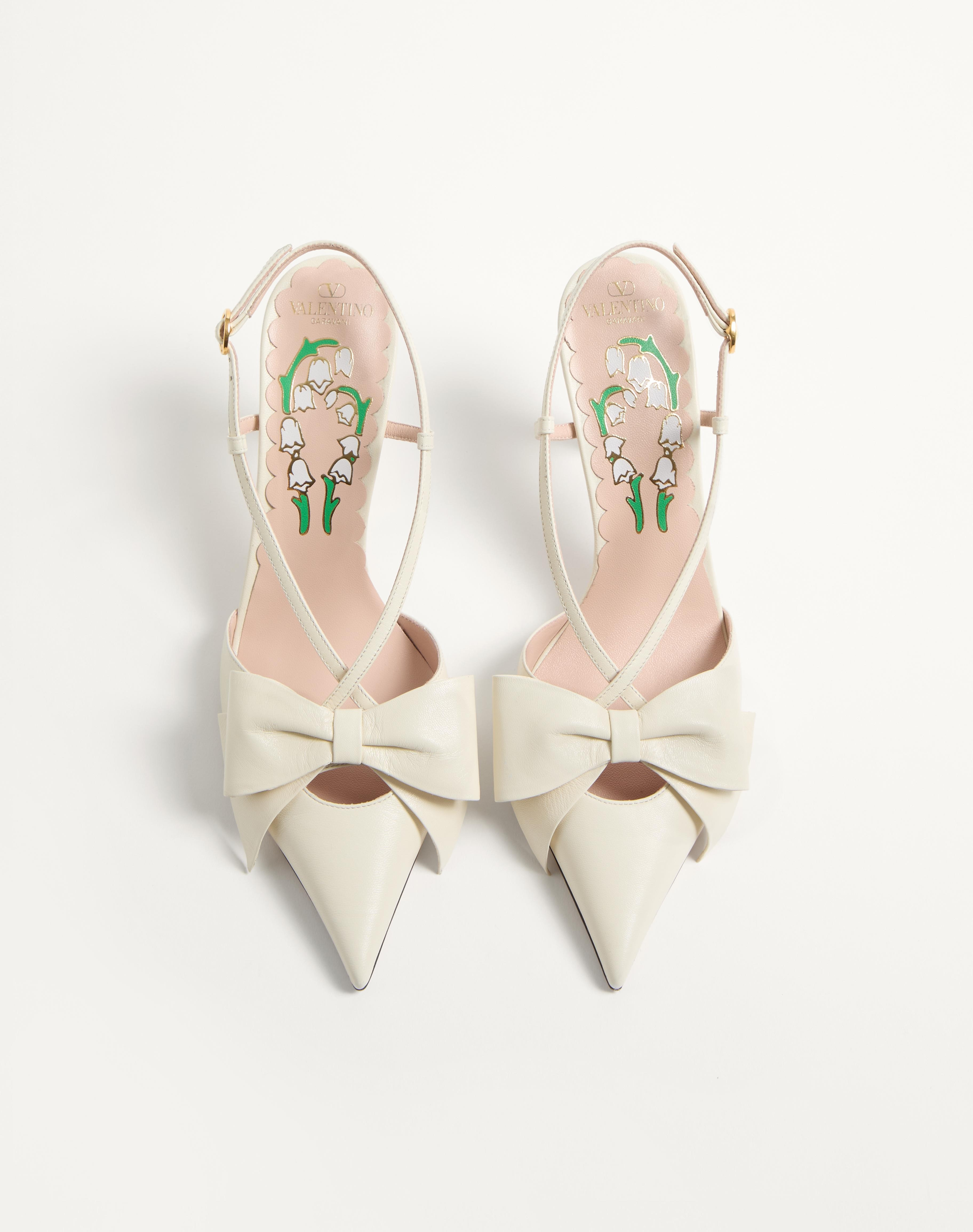 BOWOW SLINGBACK PUMPS IN KIDSKIN 85MM - 4