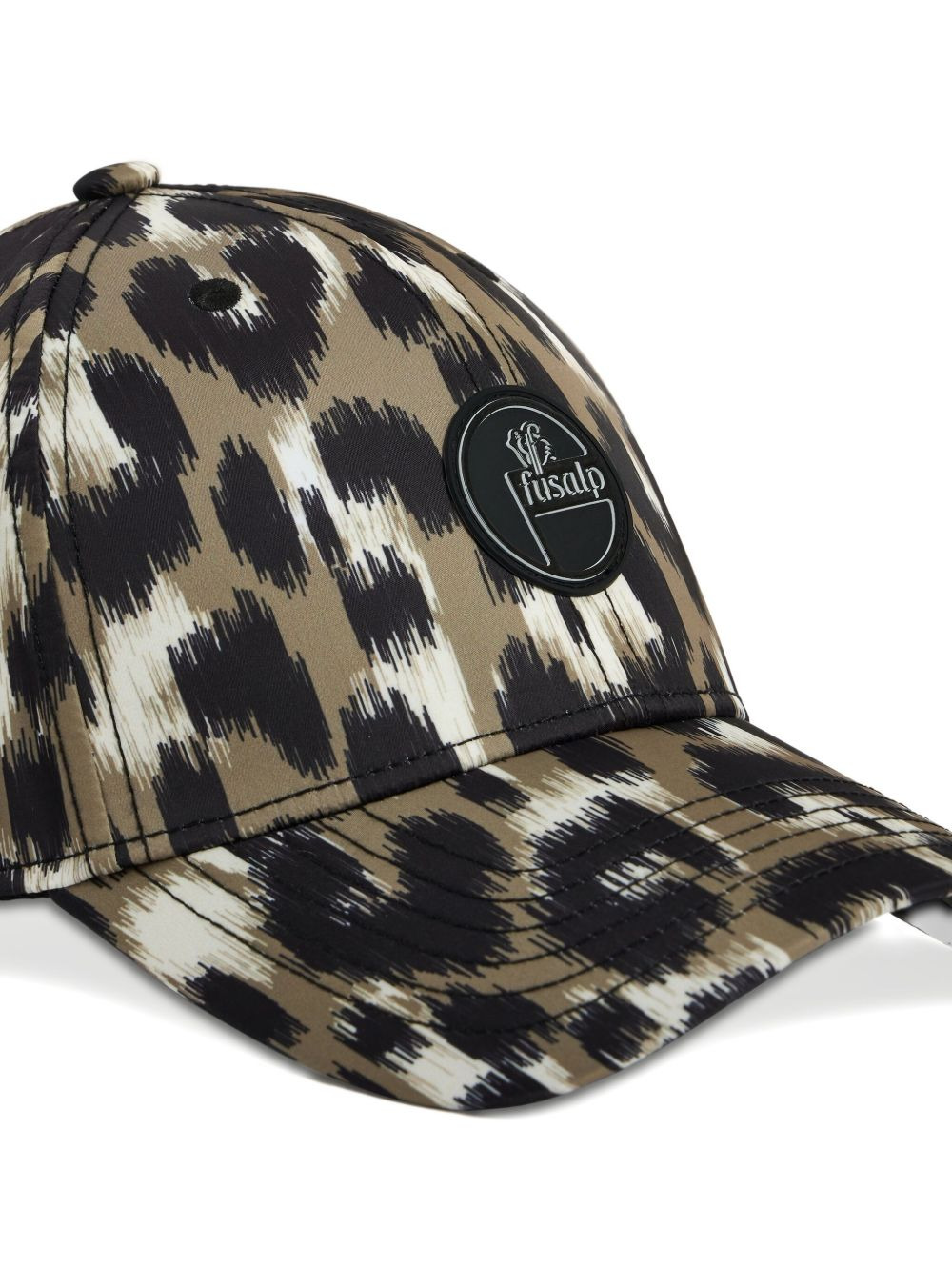 leopard-print baseball cap - 3