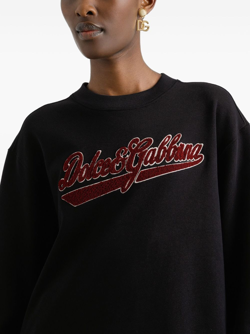 logo-embellished sweatshirt - 4