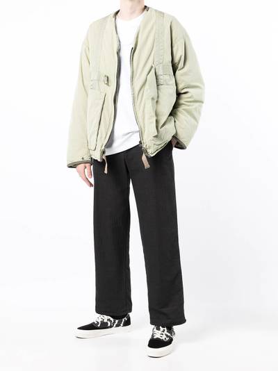 visvim belted zip-up jacket outlook