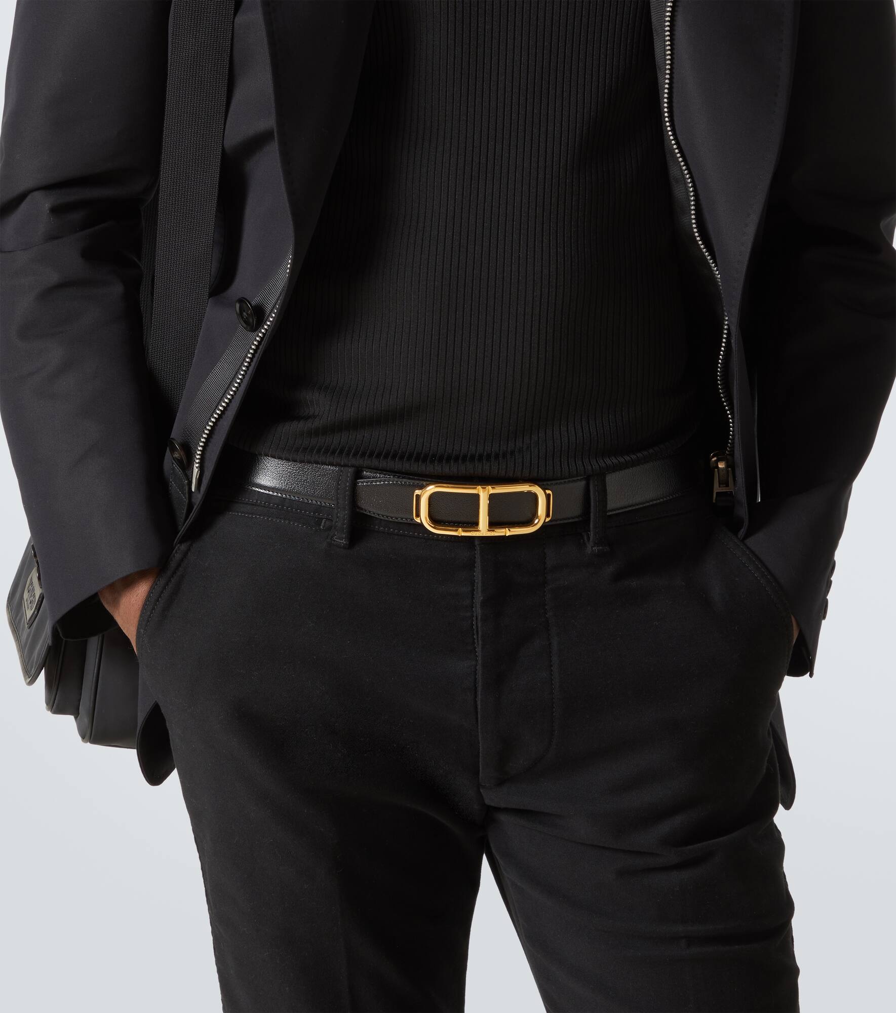 Stadium T leather belt - 3