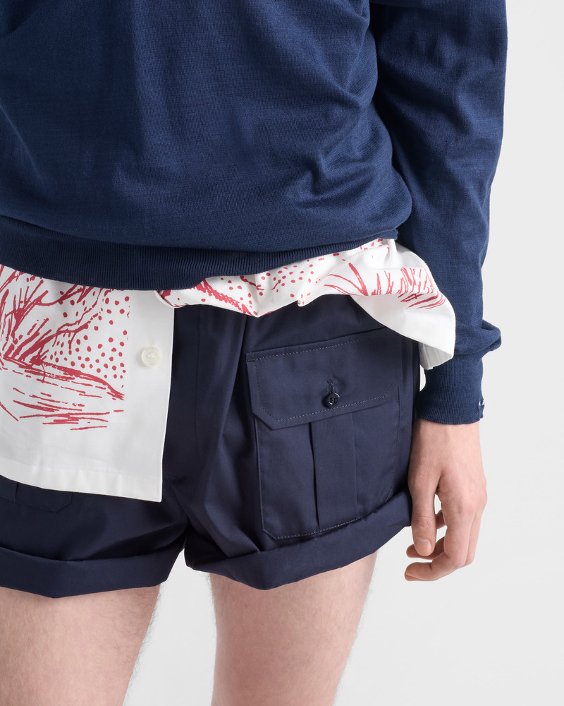 Cotton poplin Bermudas 3