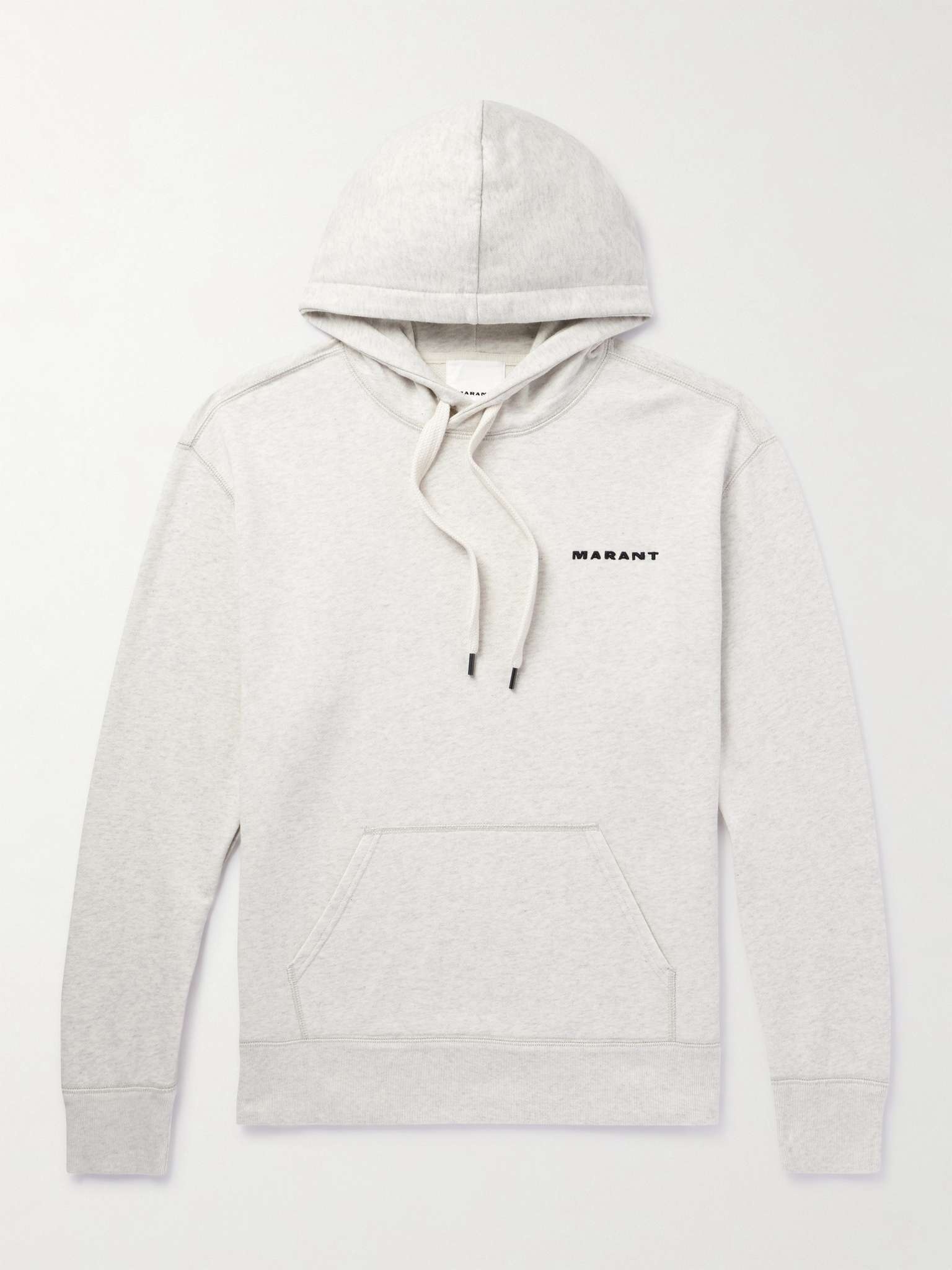 Logo-Embroidered Cotton-Blend Jersey Hoodie