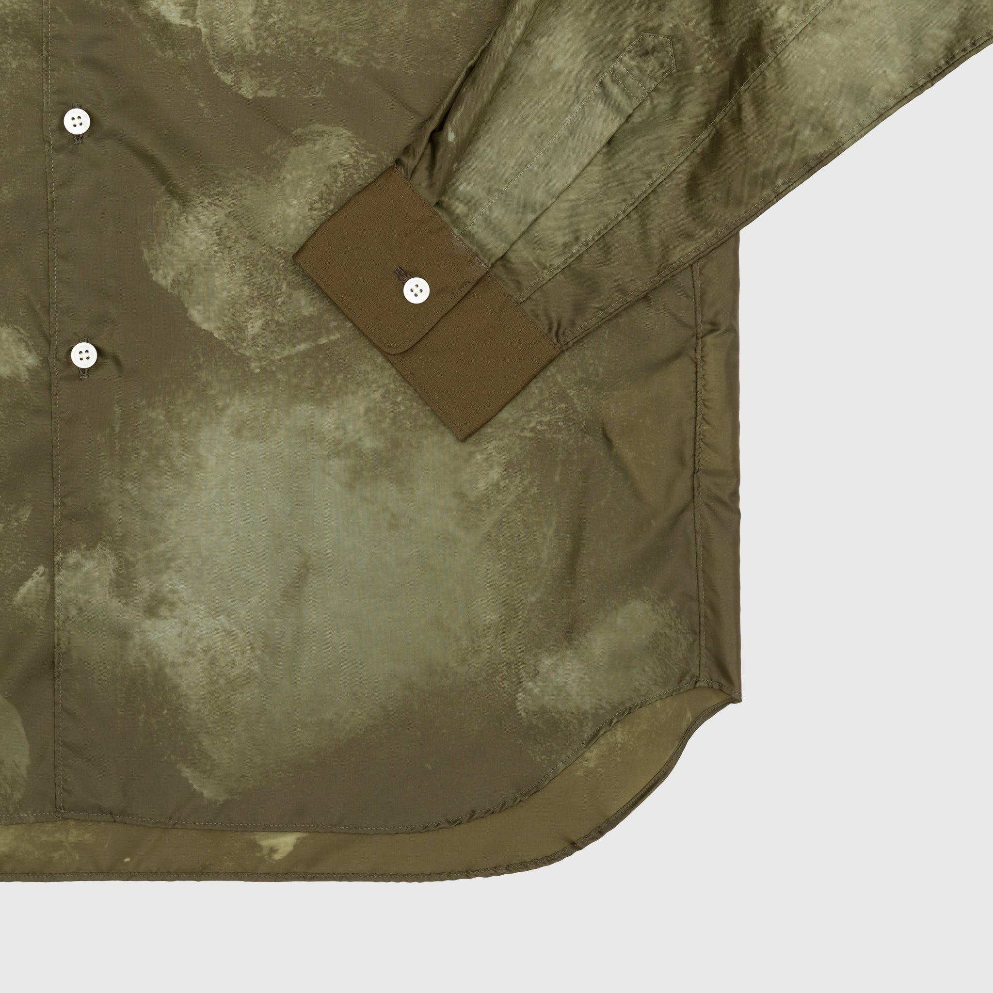 POLYESTER TAFFETA x COTTON BROAD GARMENT SHIRT - 5