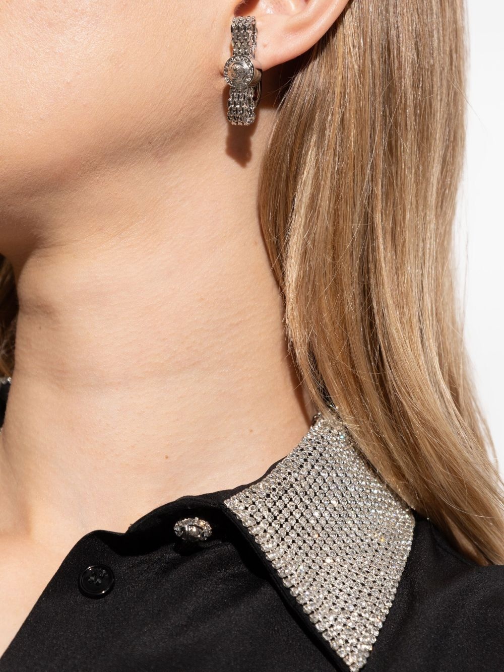 Medusa chain earrings - 2