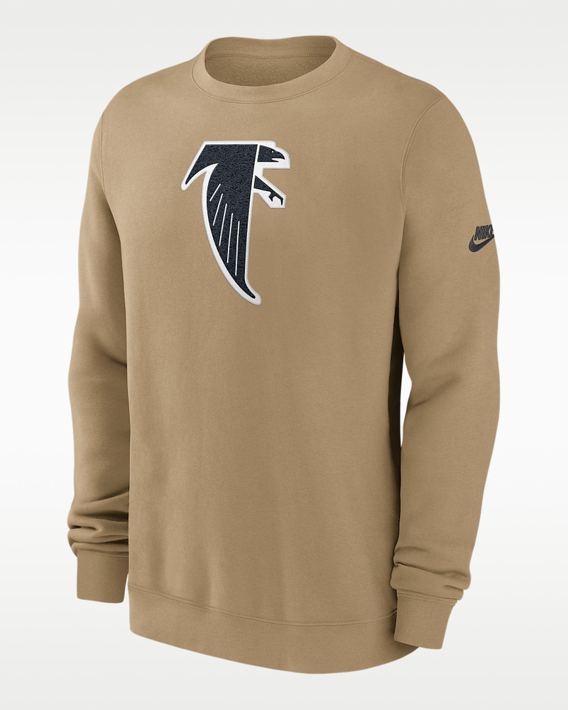 Atlanta Falcons Swing Pass Rewind Club Men's Nike NFL Pullover Crew 1