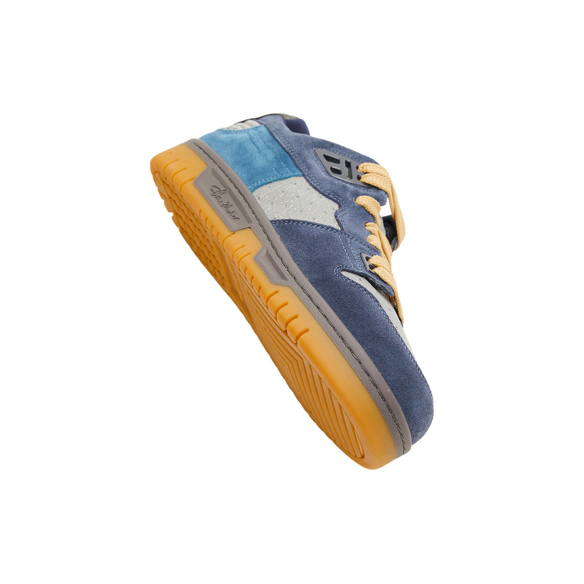 FUZZY LOW TOP SNEAKERS (GREY/BLUE) - 6