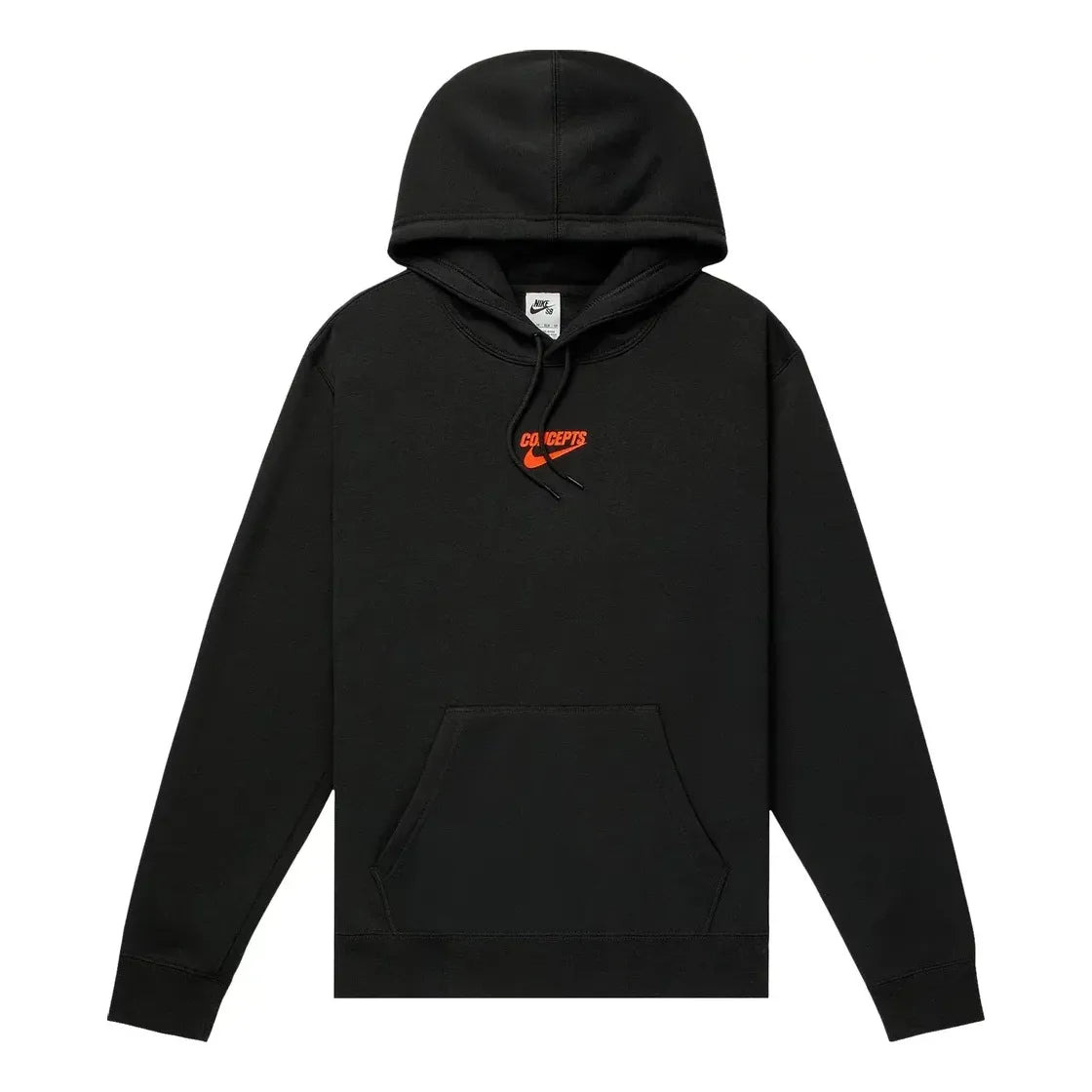 Nike SB x Concepts Fleece Hoodie 'Black Orange' DH2927-010 - 1