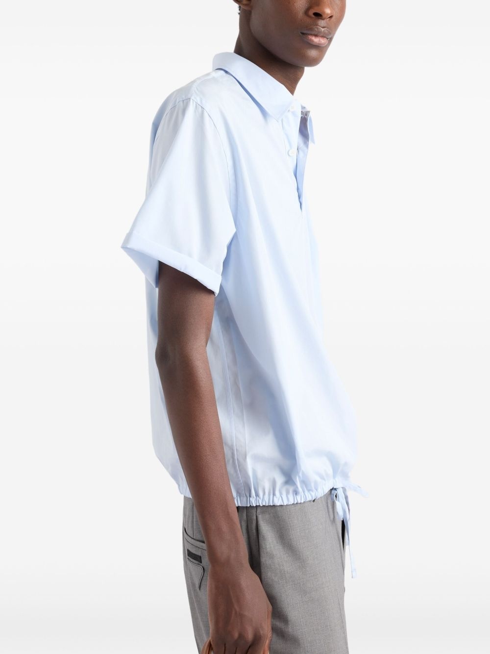 short-sleeved cotton polo shirt - 4