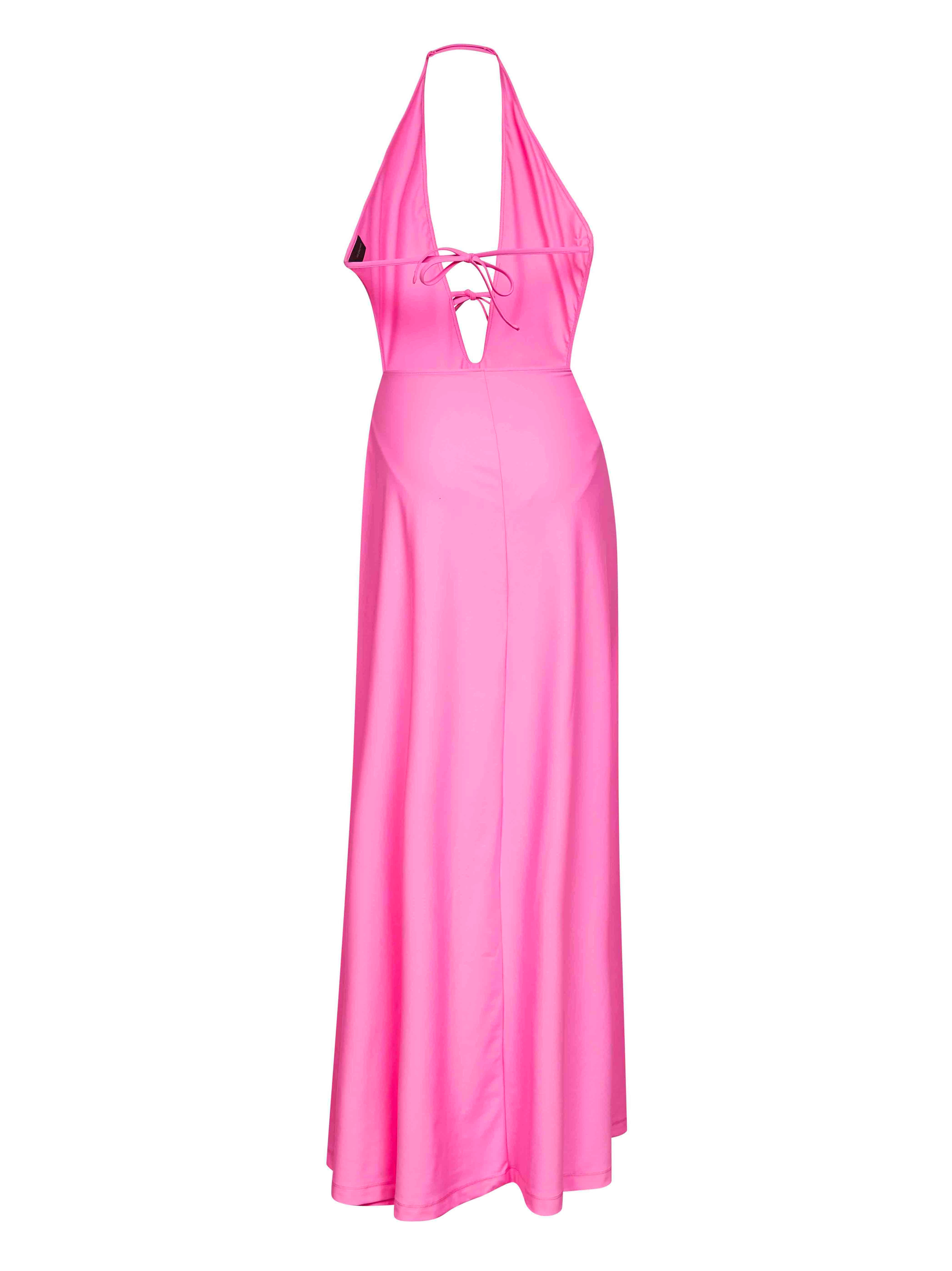 Pink asymmetric dress BB - 2