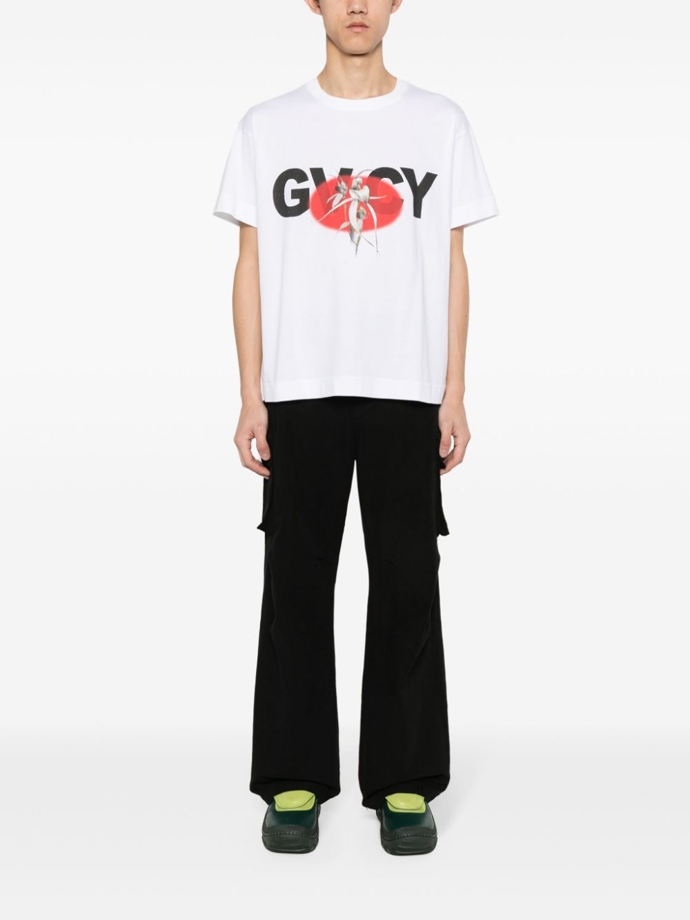 logo-print cotton T-shirt - 2