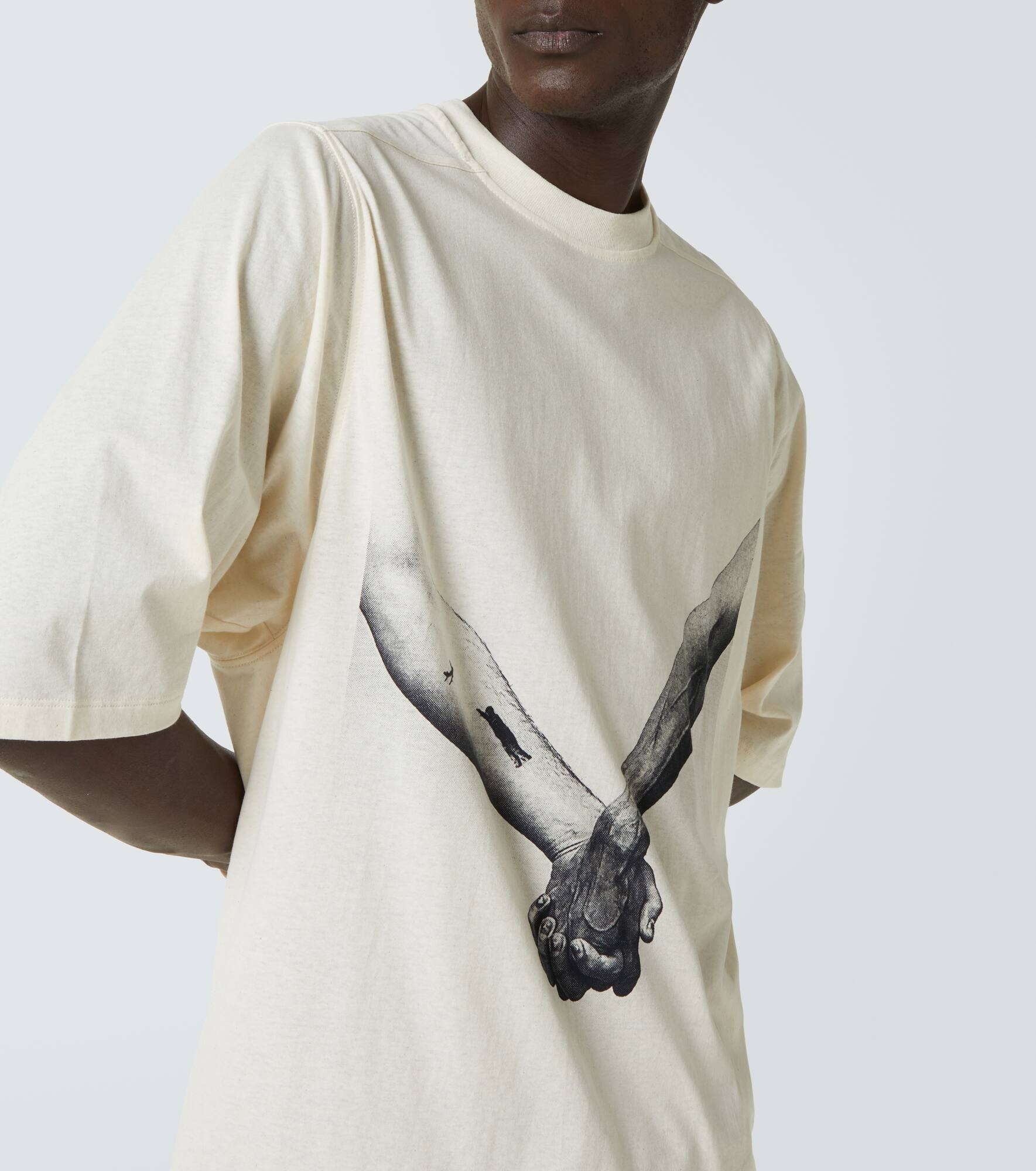 Jumbo printed cotton jersey T-shirt - 5