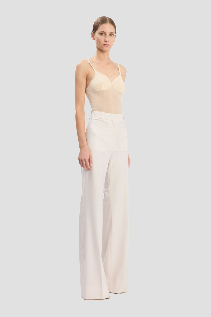 Alina Trouser In Bone 3