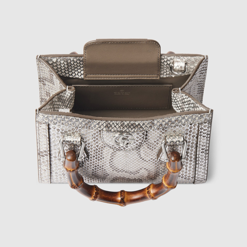 Gucci Diana python small tote bag 5