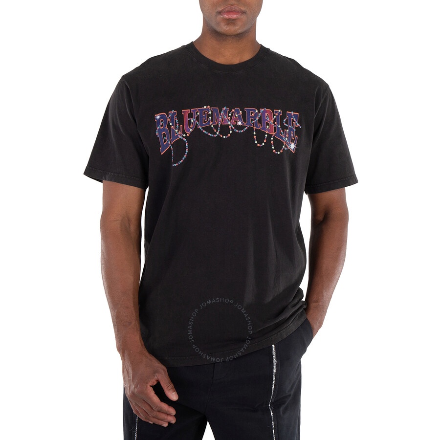 Bluemarble Men's Mardi Gras Logo Print T-Shirt - 6