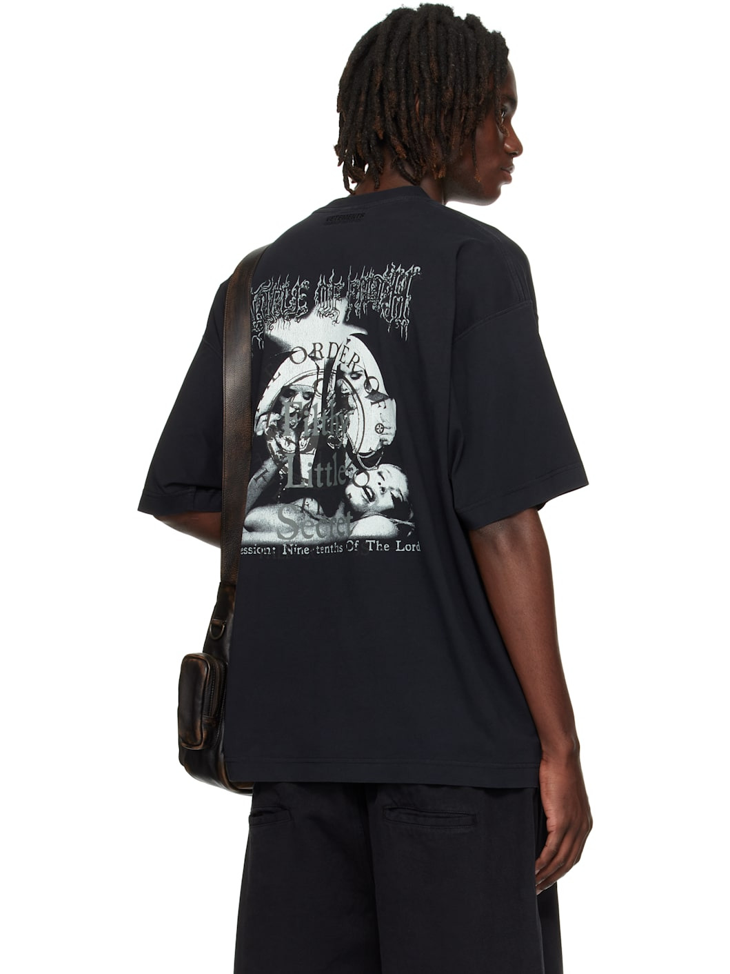 Black Cradle of Filth 'Filthy Secret' Oversized T-Shirt - 3