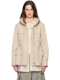 Moncler Beige Agax Jacket | REVERSIBLE