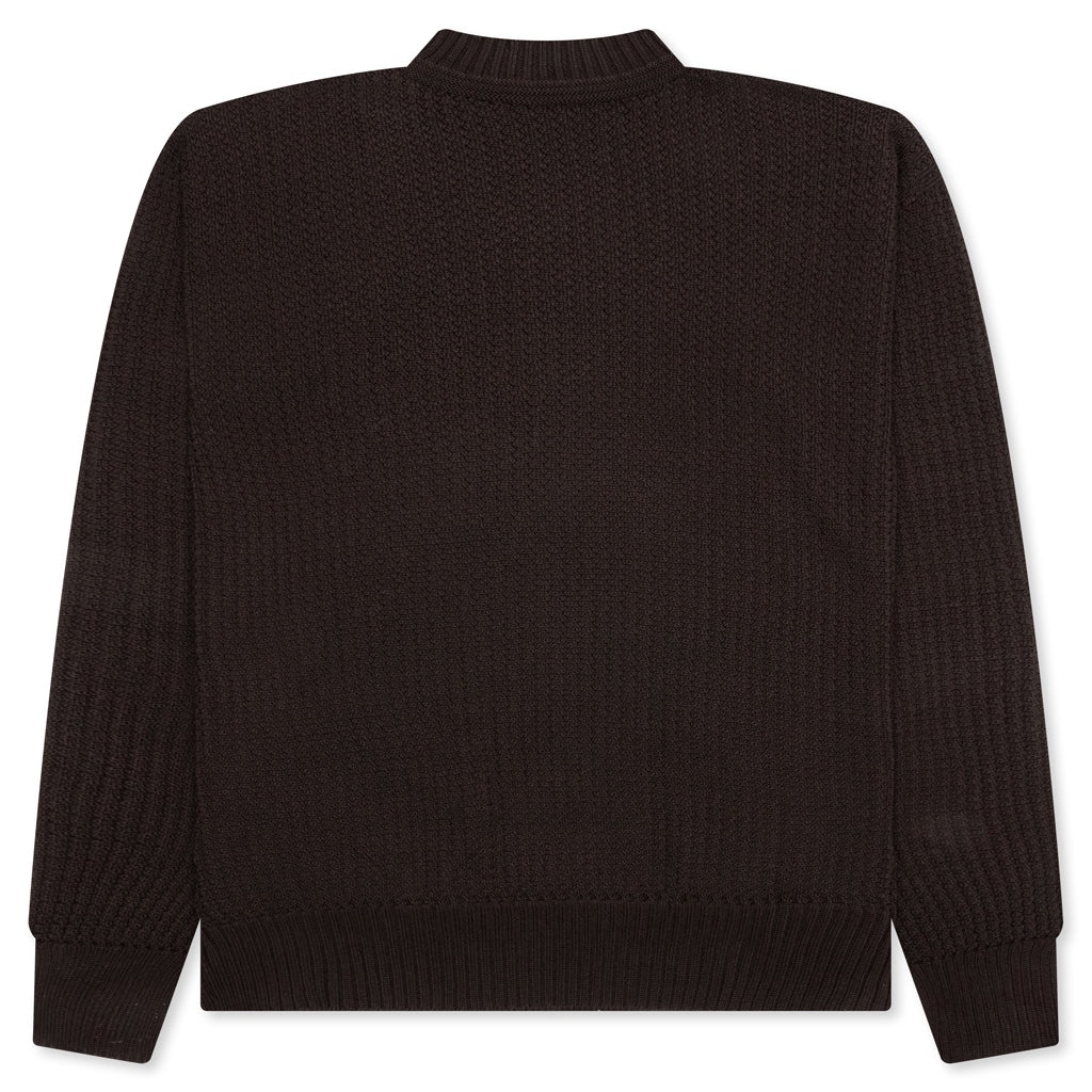 COMMON KNIT SWEATER - BROWN - 2
