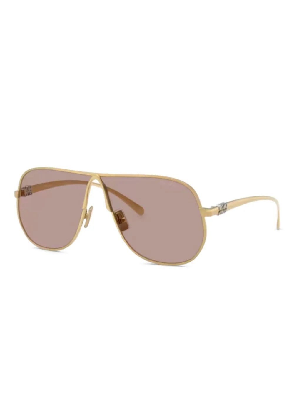 geometric-frame sunglasses - 1