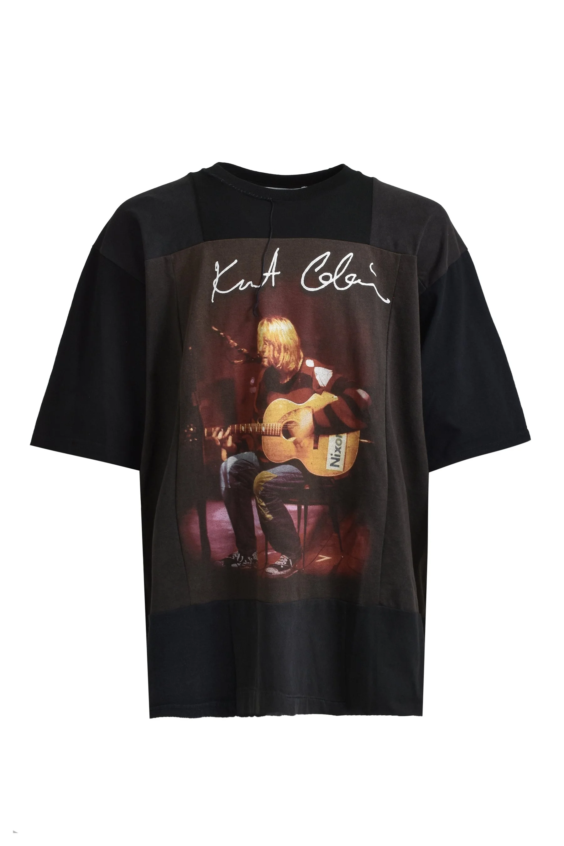 NIRVANA(90'S) KURT PHOTO / BLK - 1