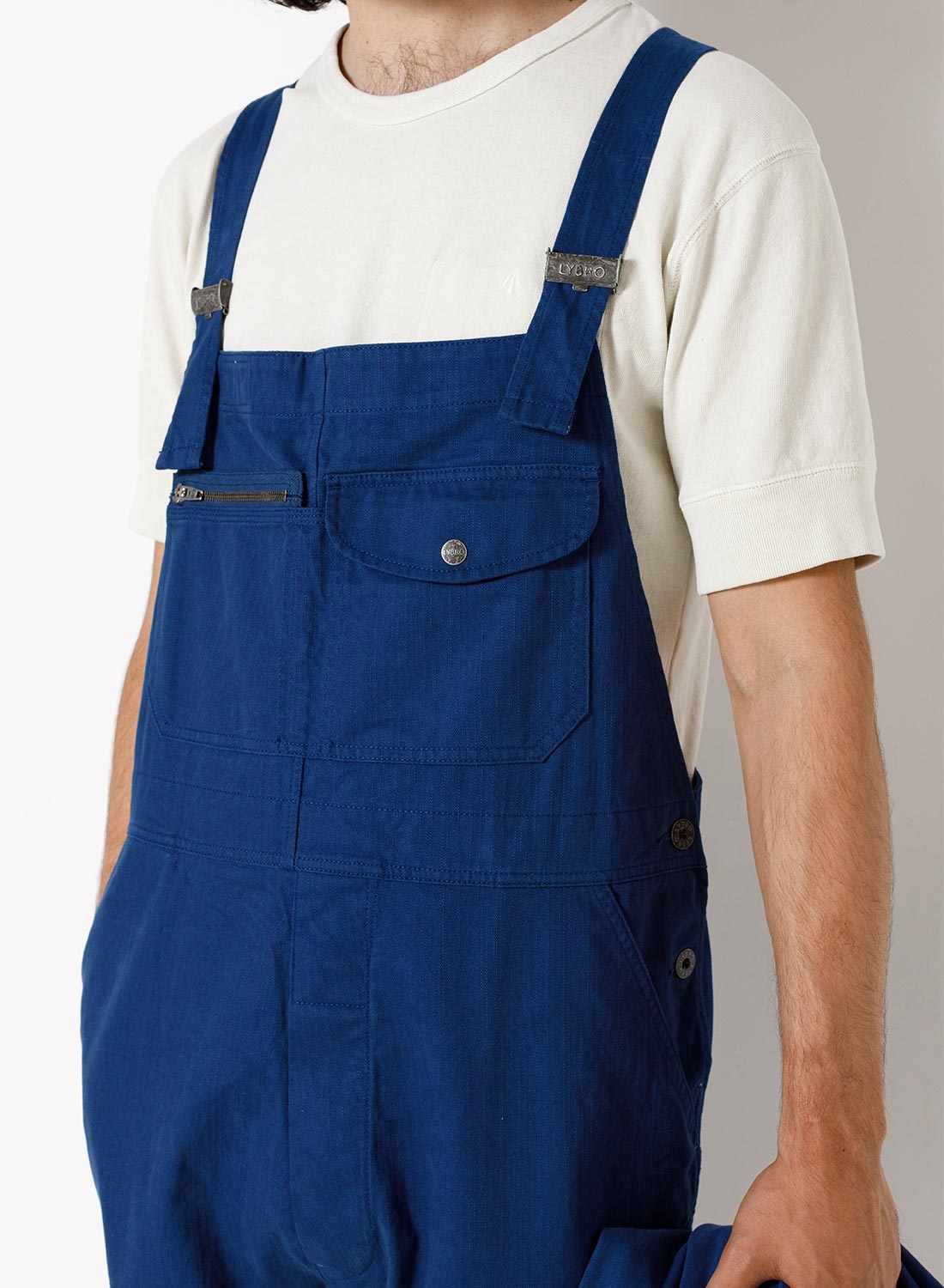 Original Lybro Dungaree Cotton Twill in Indigo - 3