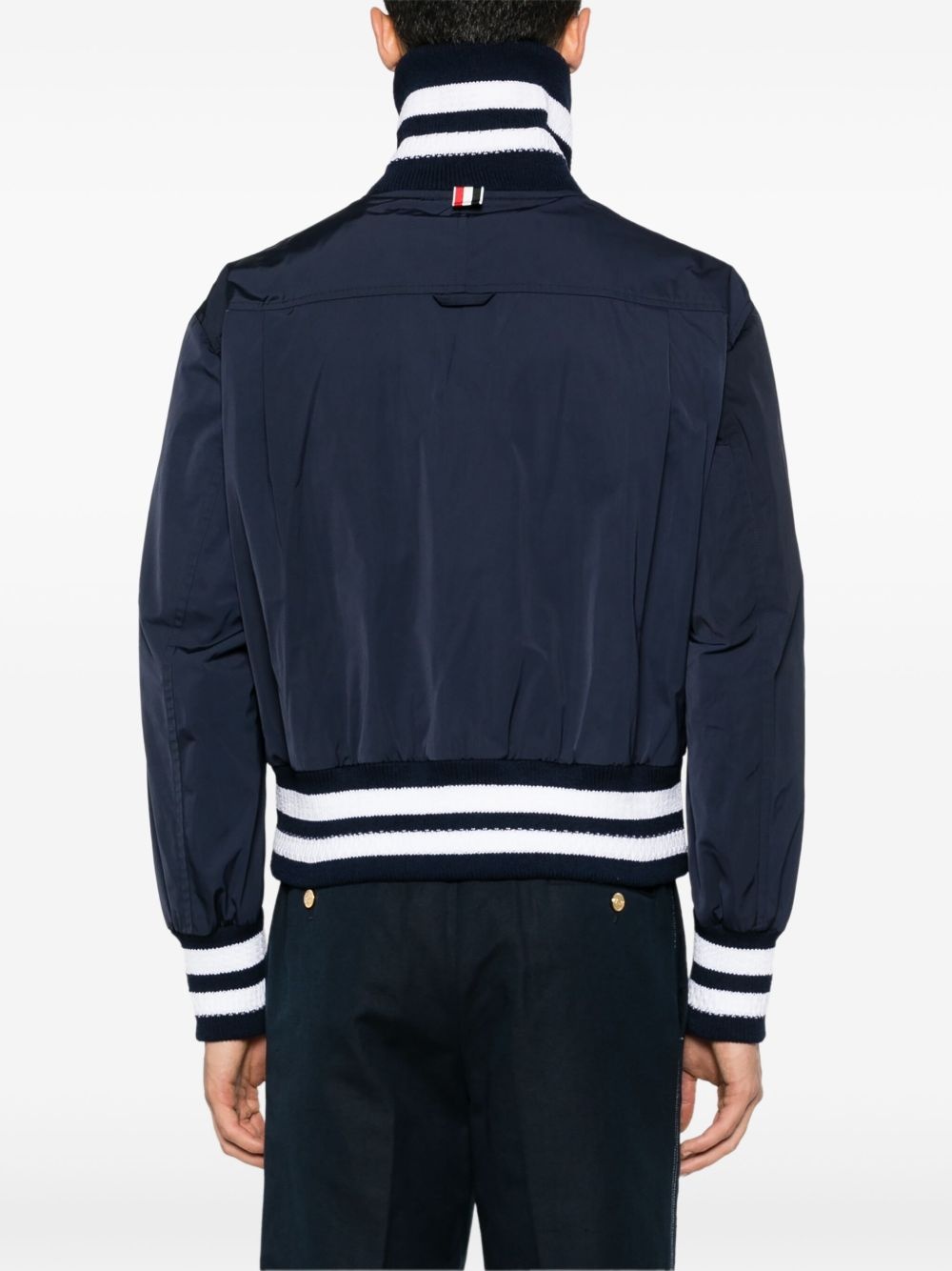 4-Bar stripe flight jacket - 4